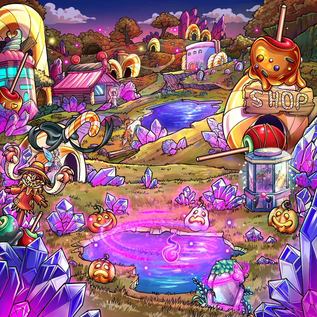 Map of Luminary Meadows